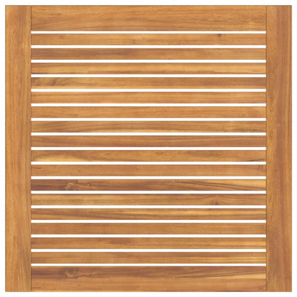 Juego De Comedor De Jardín 3 Piezas Madera Maciza De Acacia