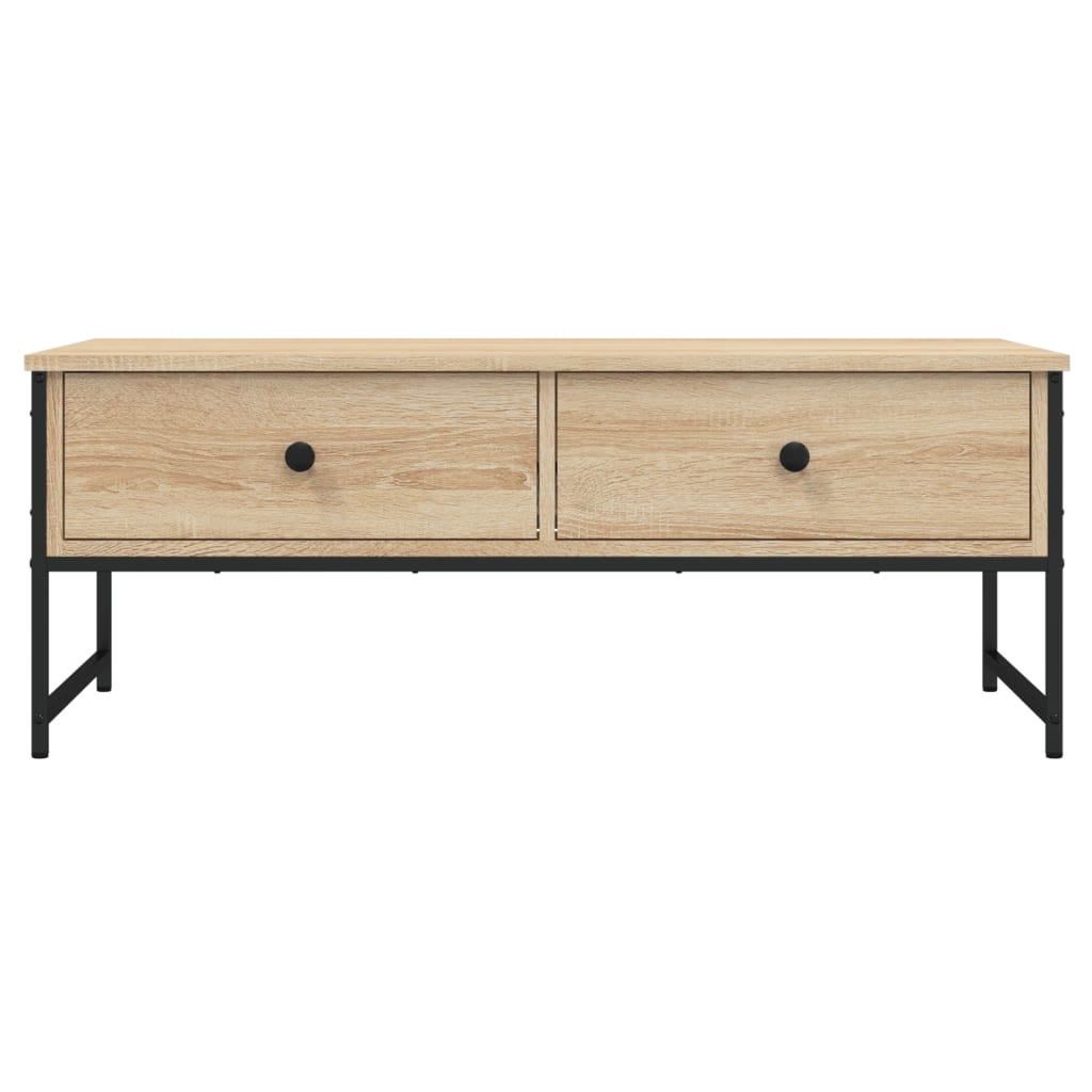 Mesa De Centro Madera De Ingeniería 101X49X39,5 Cm