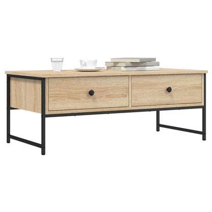 Mesa De Centro Madera De Ingeniería 101X49X39,5 Cm