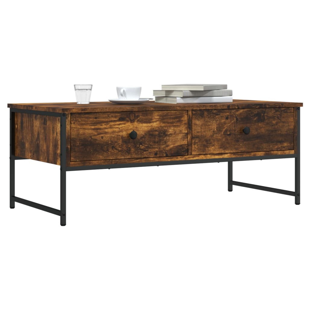 Mesa De Centro Madera De Ingeniería 101X49X39,5 Cm