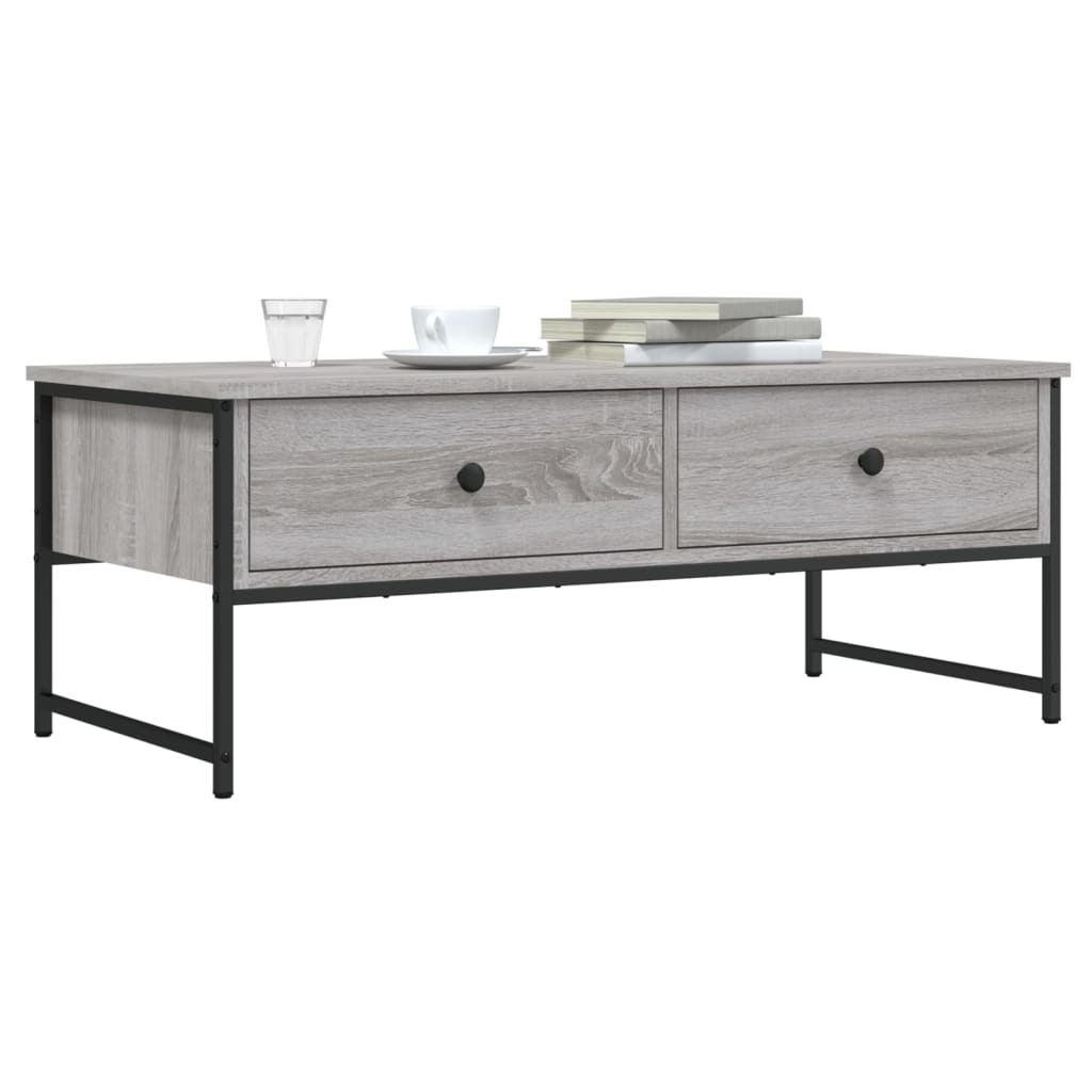 Mesa De Centro Madera De Ingeniería 101X49X39,5 Cm