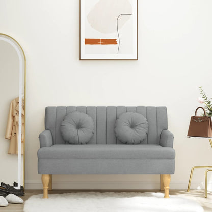 Banco Con Cojines Tela 113X64,5X75,5 Cm