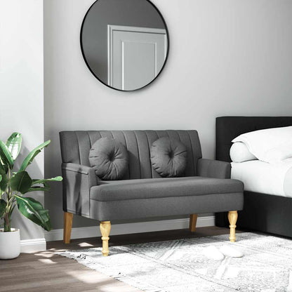 Banco Con Cojines Tela 113X64,5X75,5 Cm
