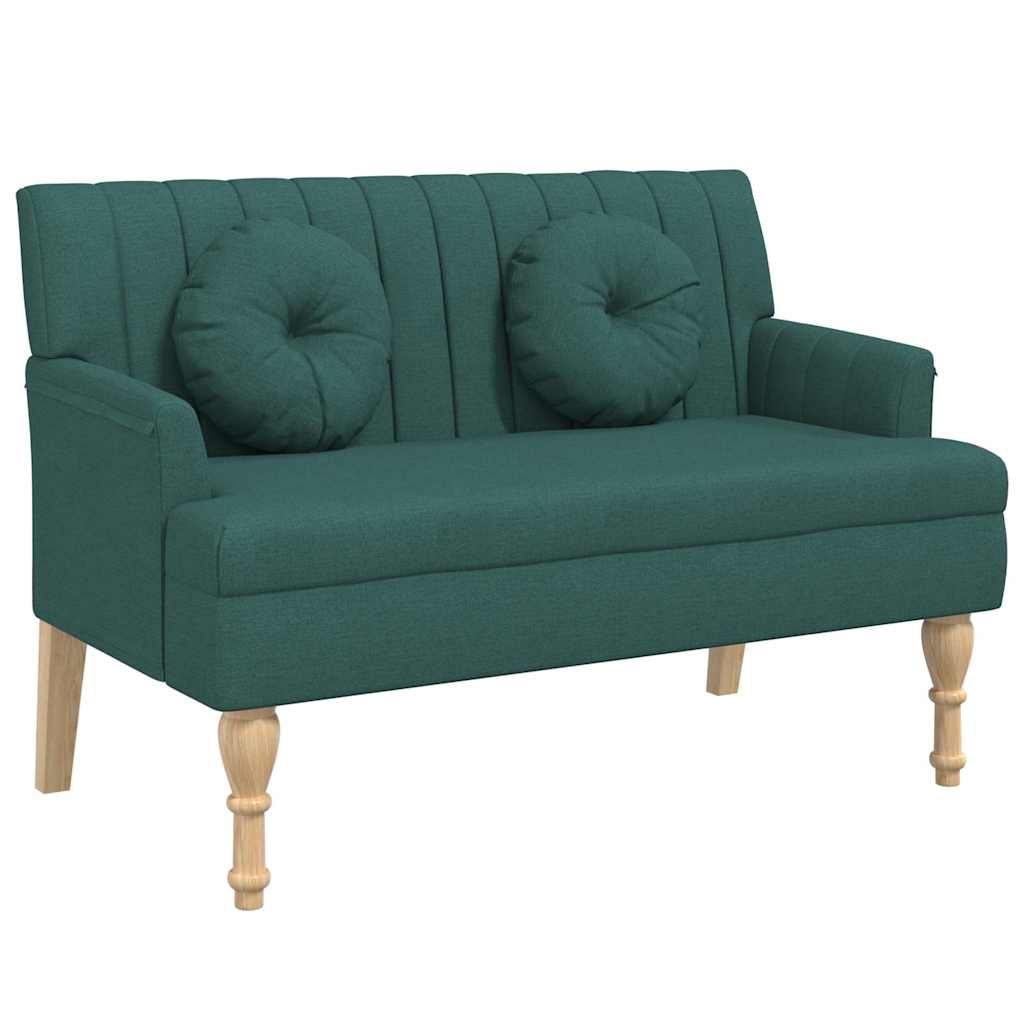 Banco Con Cojines Tela 113X64,5X75,5 Cm