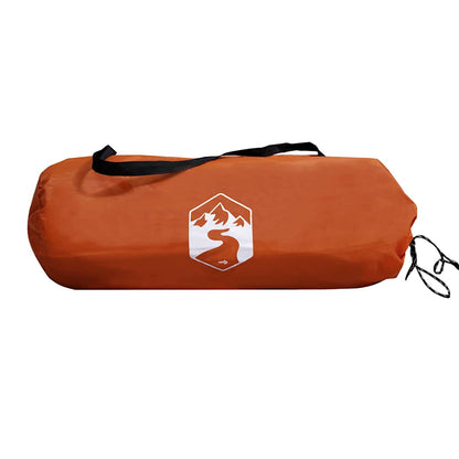 Tienda De Campaña Con Túnel Para 4 Personas Impermeable Naranja