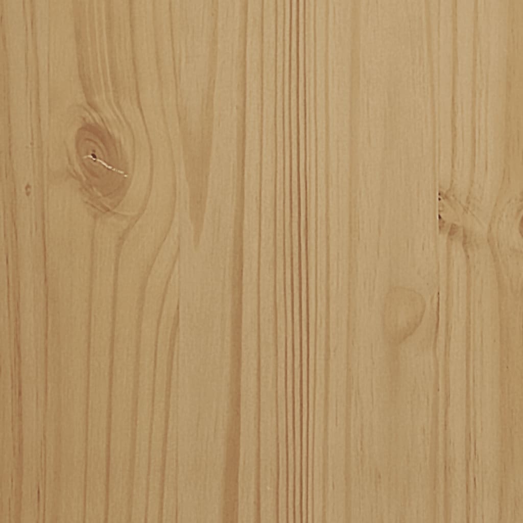 Cómoda Cajonera Floro Madera Maciza De Pino