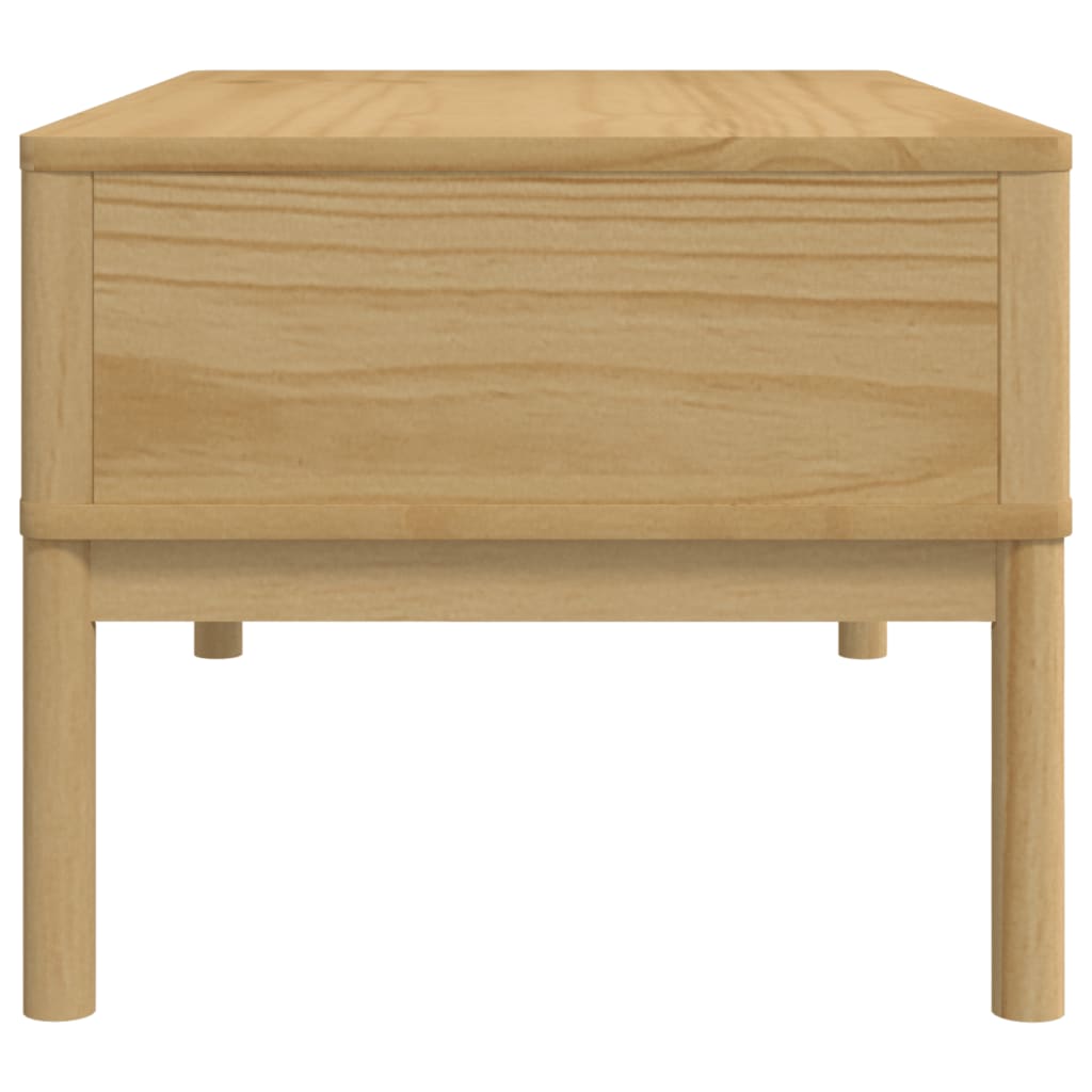 Mesa De Centro Floro Madera De Pino 99X55,5X45 Cm