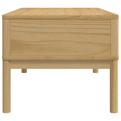 Mesa De Centro Floro Madera De Pino 99X55,5X45 Cm