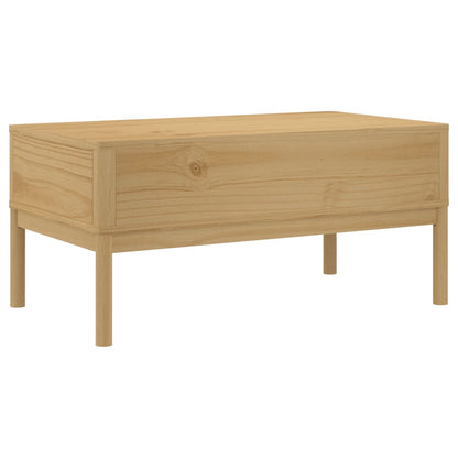 Mesa De Centro Floro Madera De Pino 99X55,5X45 Cm