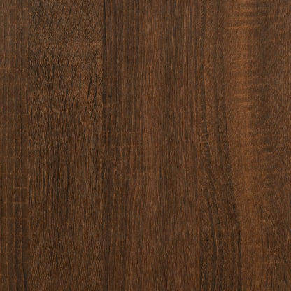 Jaula Para Perros Madera De Ingeniería Roble Marrón
