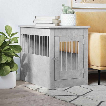 Jaula Para Perros Madera De Ingeniería Roble Marrón