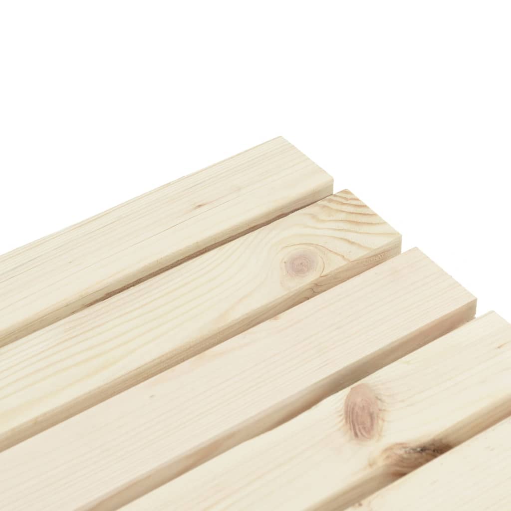 Mesa De Jardín Madera Maciza Abeto 115X55X65 Cm