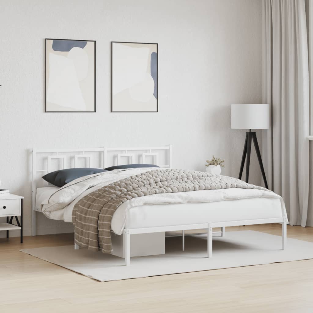 Estructura Cama Sin Colchón Con Estribo Metal