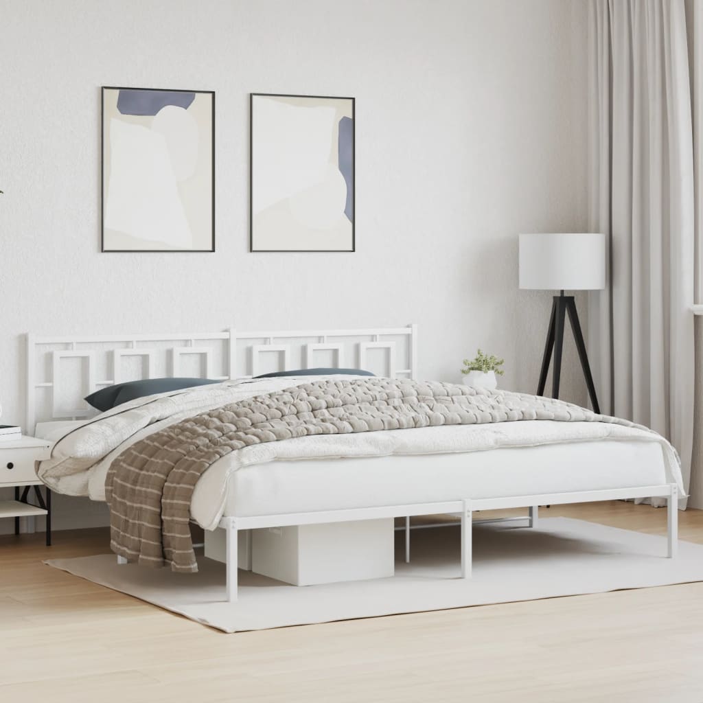 Estructura Cama Sin Colchón Con Estribo Metal