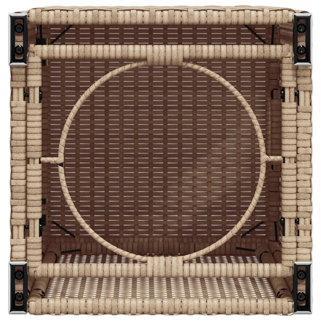 Mesa Cubierta Para Bombona De Propano Ratán 40X40X60 Cm
