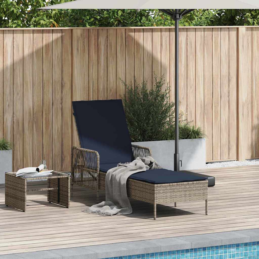 Tumbona 3 Pcs 55 X 200 X 92 Cm