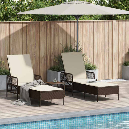 Tumbona 3 Pcs 55 X 200 X 92 Cm