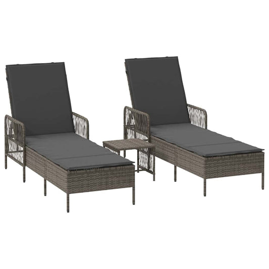 Tumbona 3 Pcs 55 X 200 X 92 Cm