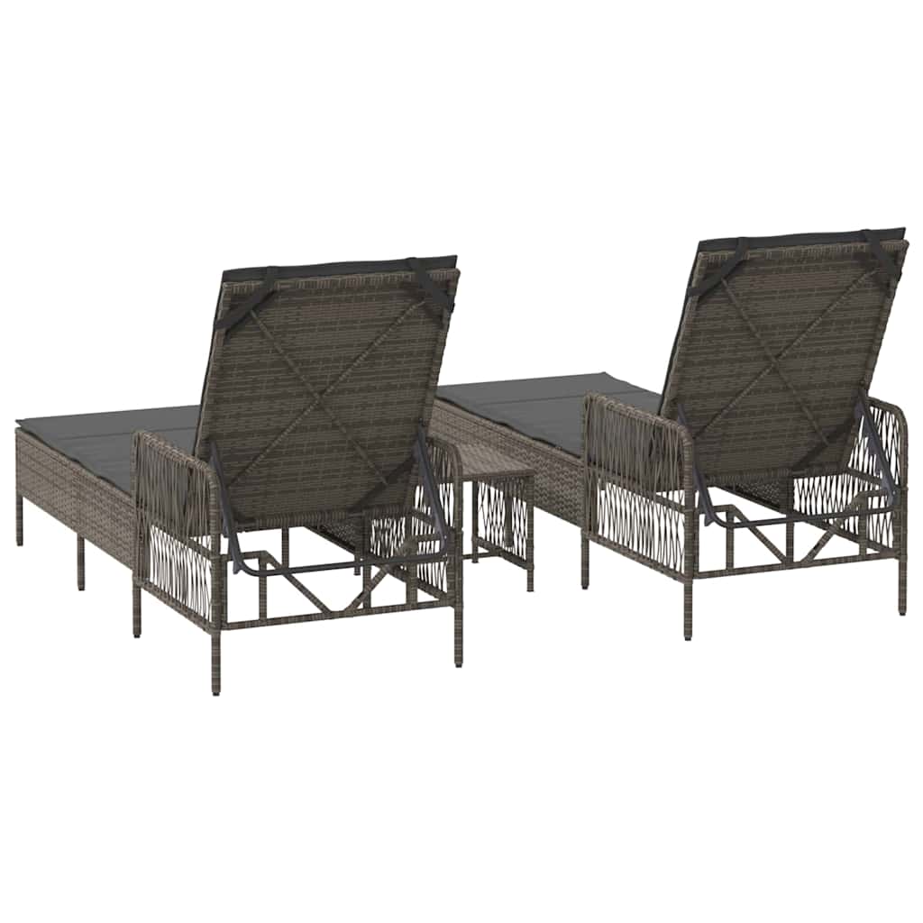 Tumbona 3 Pcs 55 X 200 X 92 Cm