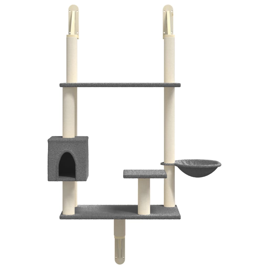 Árbol Rascador Para Gatos De Pared 153 Cm