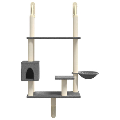 Árbol Rascador Para Gatos De Pared 153 Cm
