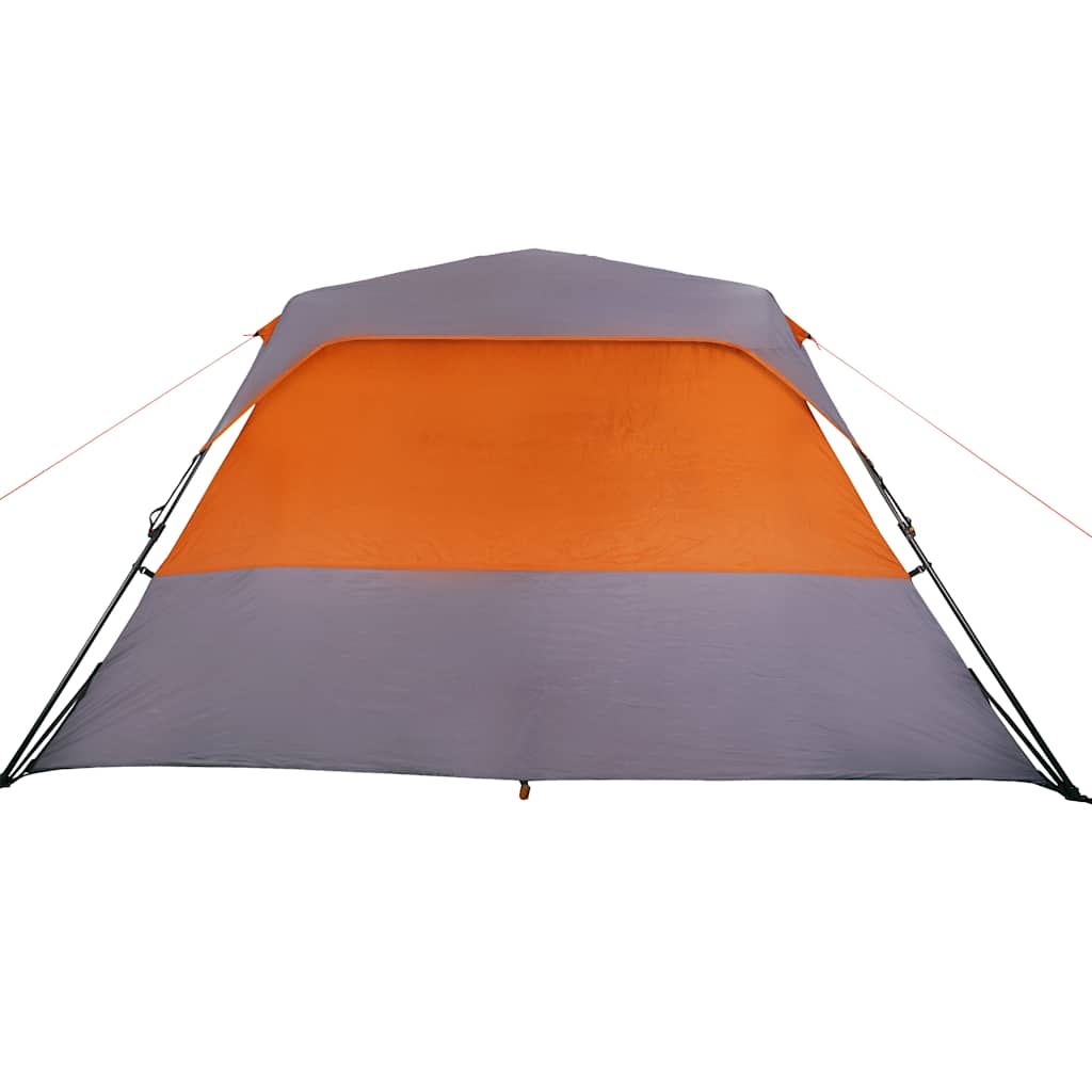 Tienda Familiar 6 Personas Impermeable Apertura Rápida Gris