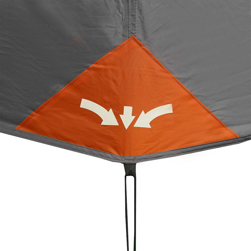 Tienda Familiar 6 Personas Impermeable Apertura Rápida Gris
