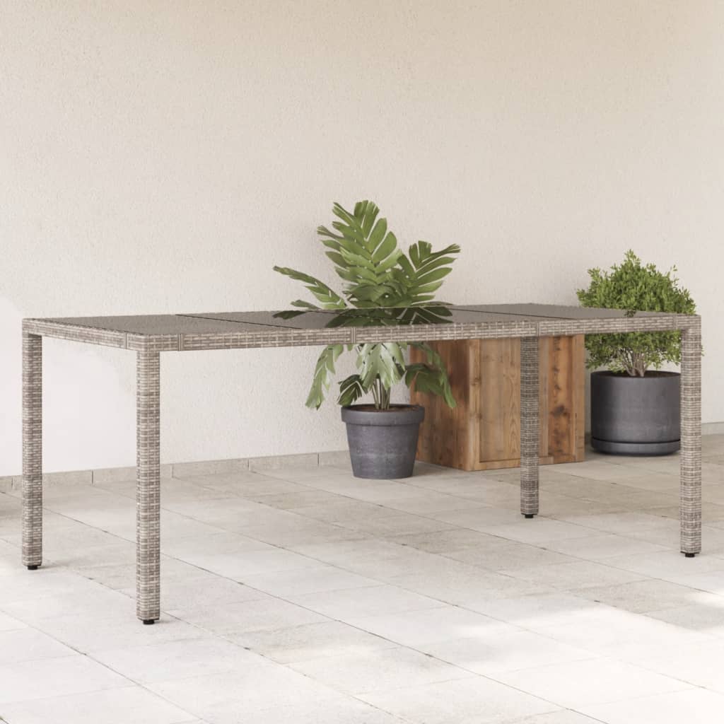 Mesa De Jardín Superficie Madera Acacia Ratán