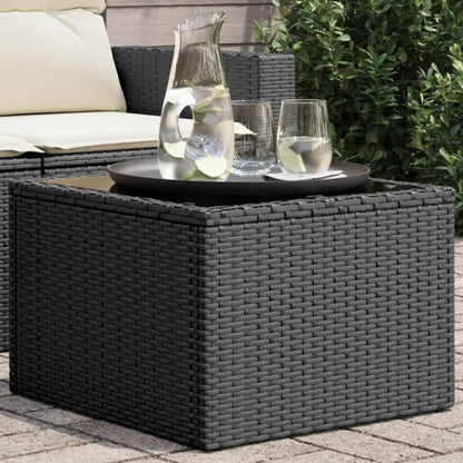 Mesa De Jardín Superficie Ratán Pe 55X55X37 Cm