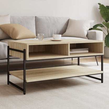 Mesa De Centro Madera Contrachapada 90X50X45 Cm