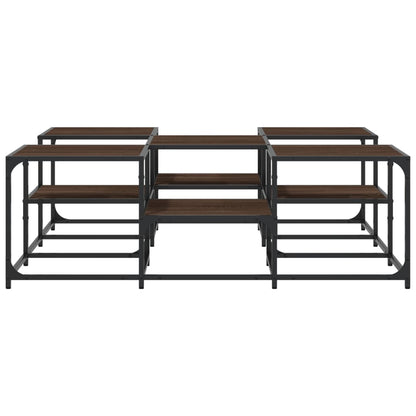 Mesa De Centro Madera De Ingeniería Roble Marrón