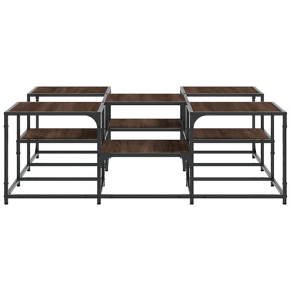 Mesa De Centro Madera De Ingeniería Roble Marrón