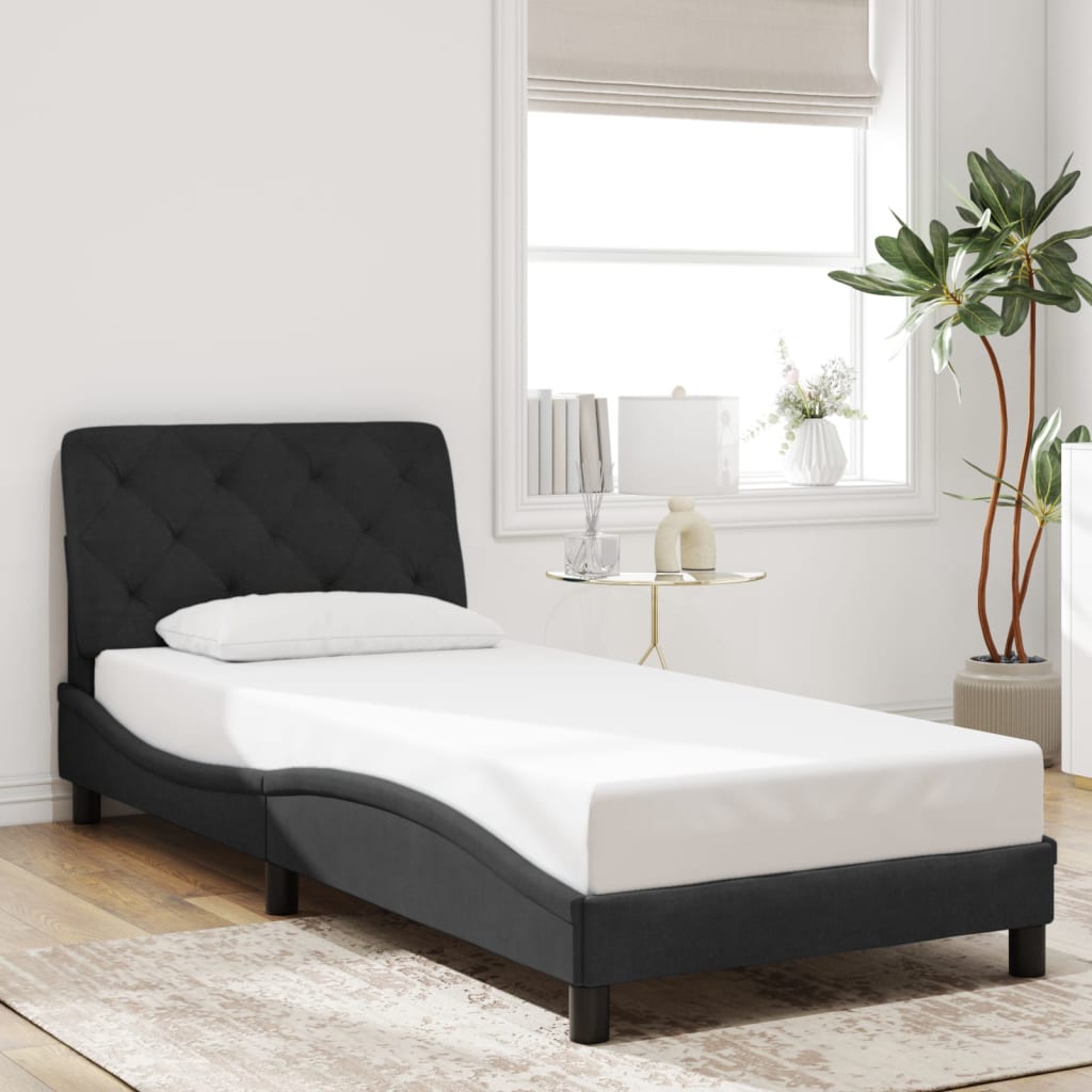 Estructura De Cama Sin Colchón Terciopelo
