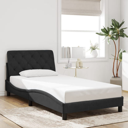 Estructura De Cama Sin Colchón Terciopelo