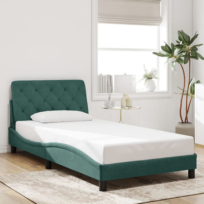 Estructura De Cama Sin Colchón Terciopelo