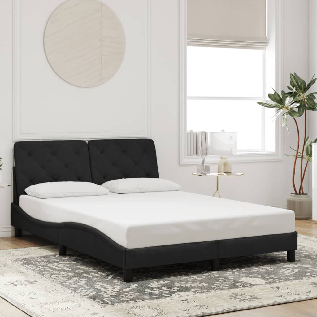 Estructura De Cama Sin Colchón Terciopelo