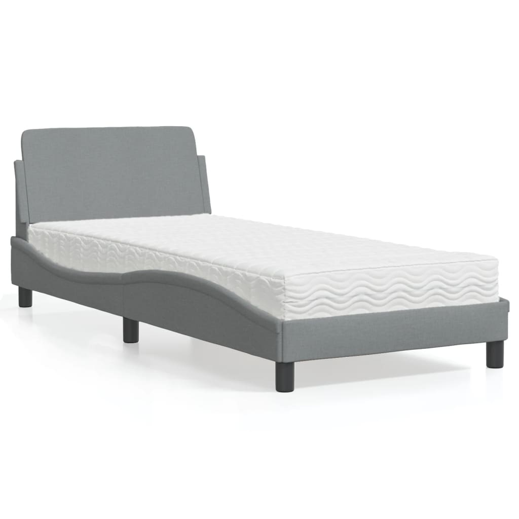 Cama Con Colchón Dover Tela