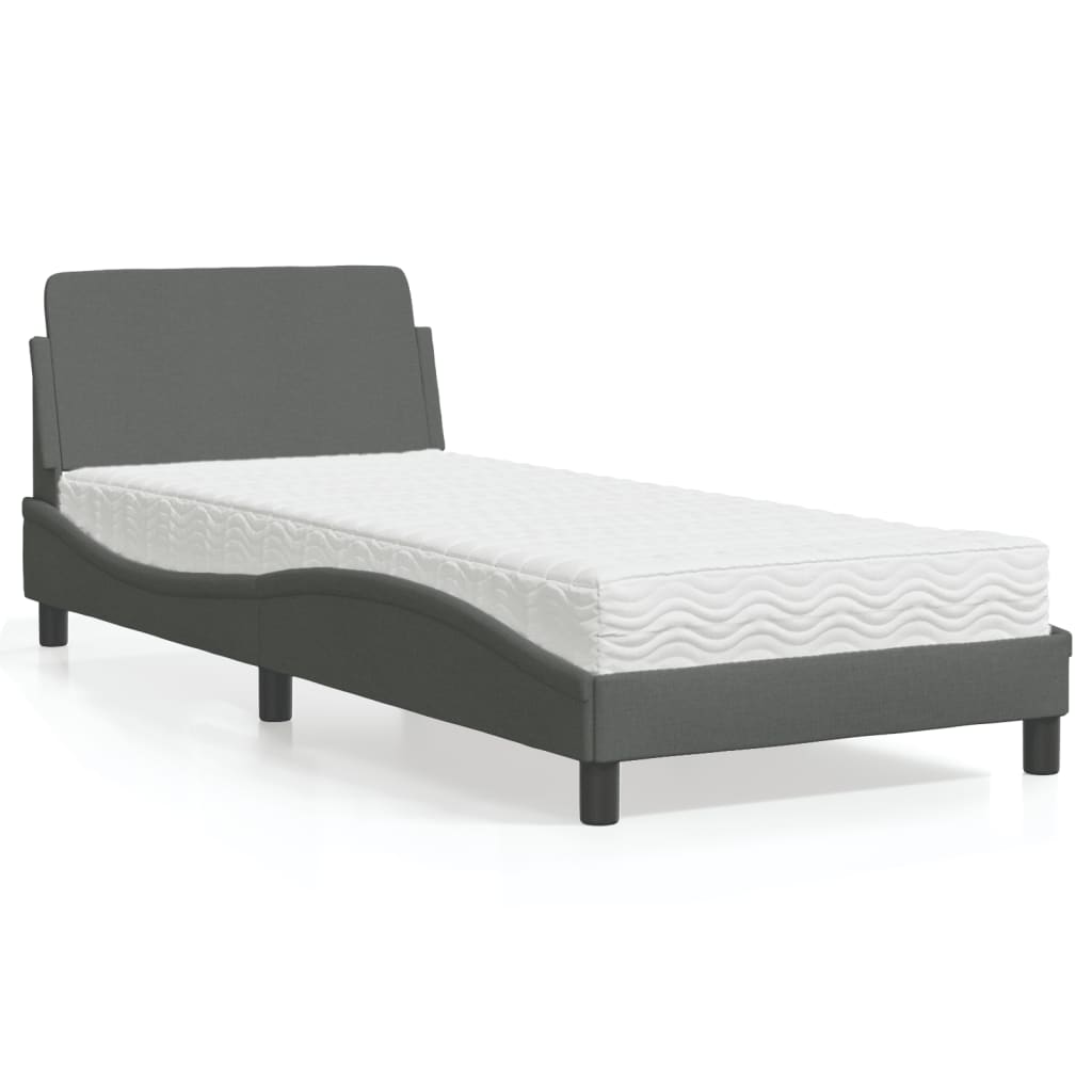 Cama Con Colchón Dover Tela