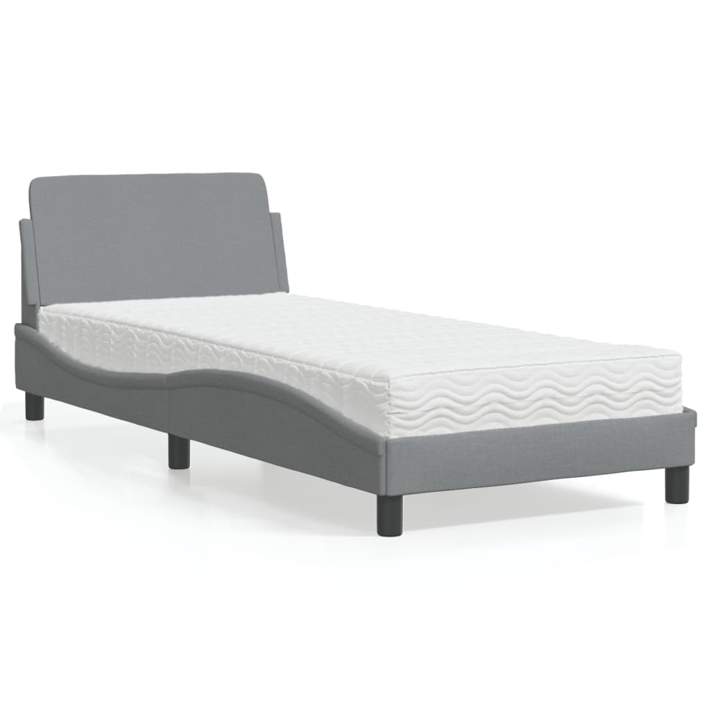 Cama Con Colchón Dover Tela