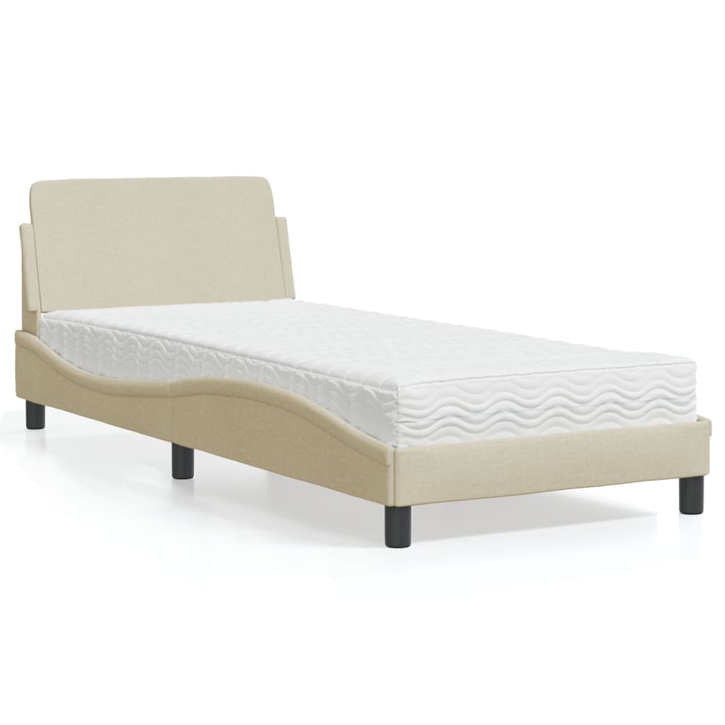 Cama Con Colchón Dover Tela