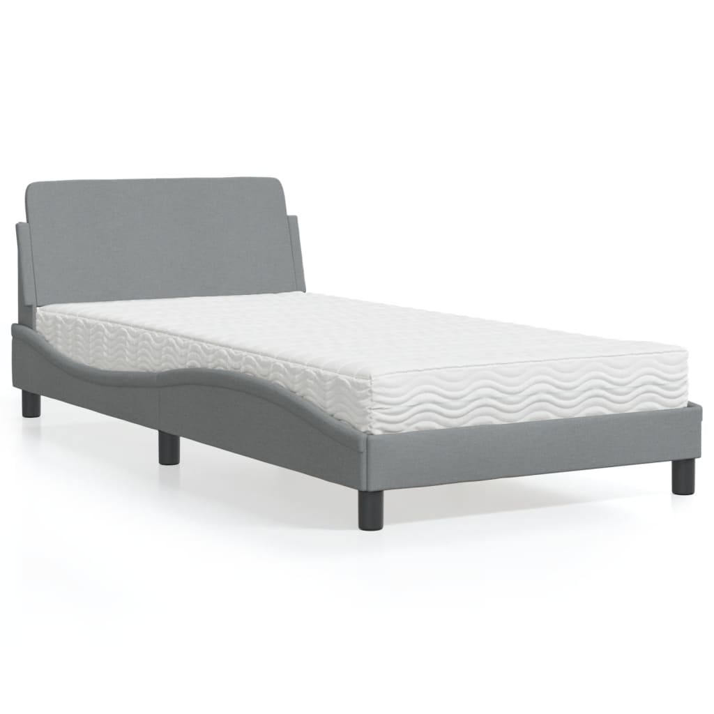 Cama Con Colchón Dover Tela