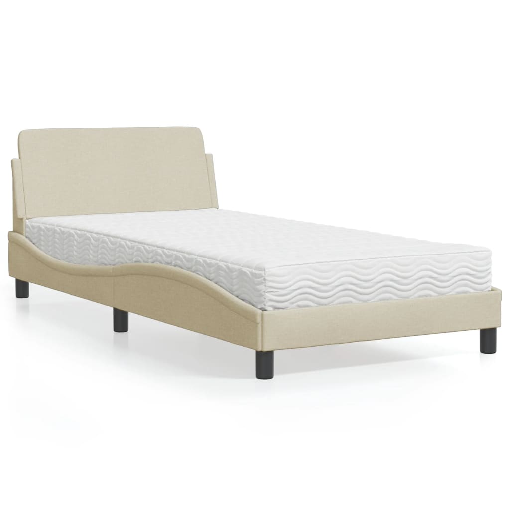 Cama Con Colchón Dover Tela