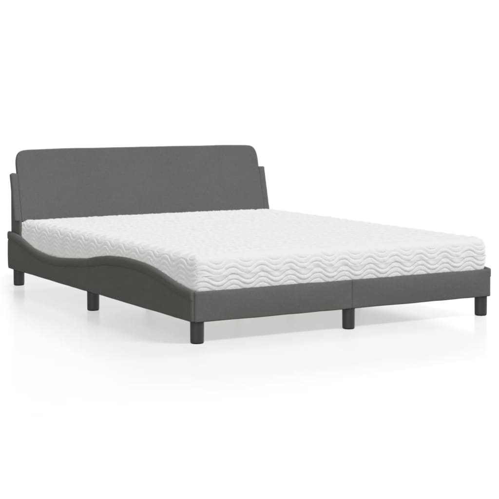 Cama Con Colchón Dover Tela