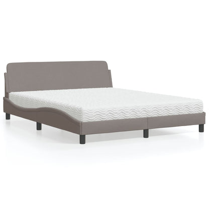 Cama Con Colchón Dover Tela