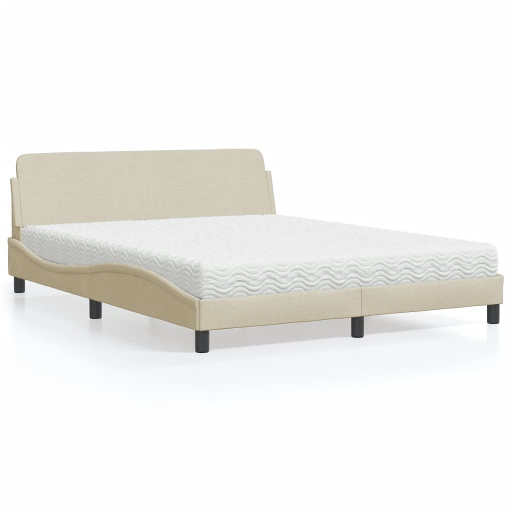 Cama Con Colchón Dover Tela