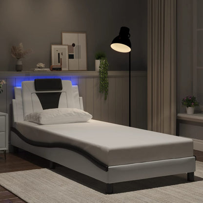 Estructura De Cama Viana Con Led Sin Colchón