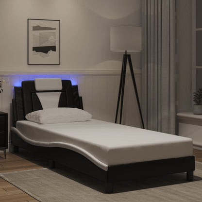 Estructura De Cama Viana Con Led Sin Colchón