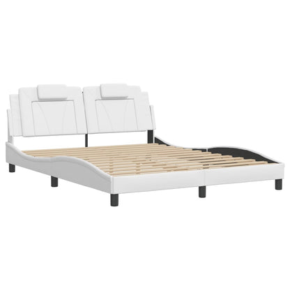 Estructura De Cama Viana Con Led Sin Colchón