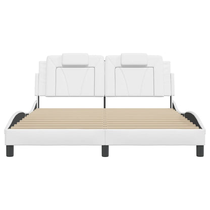 Estructura De Cama Viana Con Led Sin Colchón