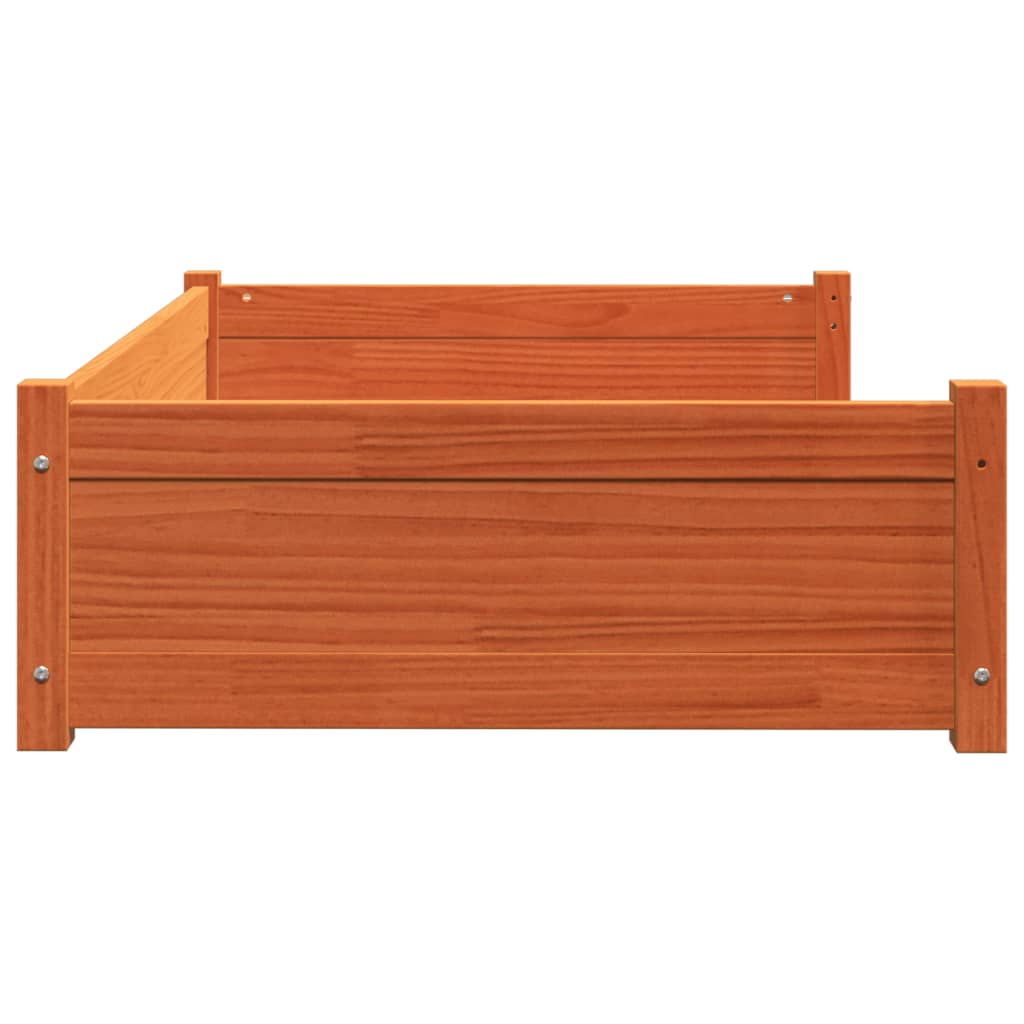 Cama Para Perros Madera De Pino 105,5X75,5X28 Cm